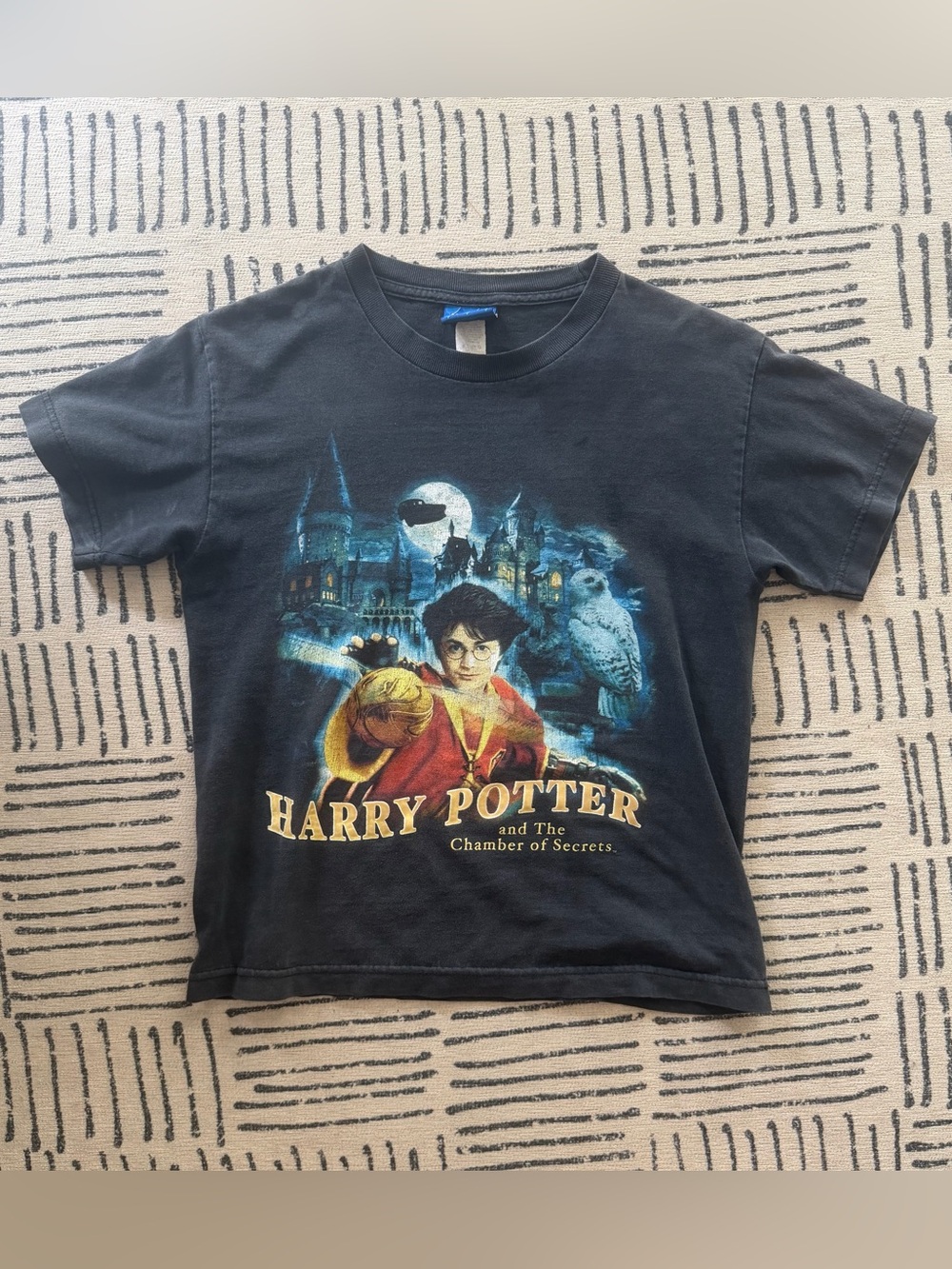 2002 Warner Bros. Black Harry Potter Graphic Tee